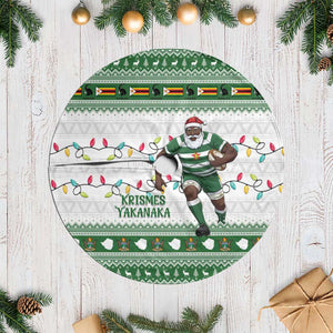 Afro Christmas Rugby Zimbabwe Tree Skirt The Sables Krismes Yakanaka - African Pride