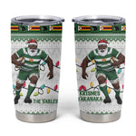 Afro Christmas Rugby Zimbabwe Tumbler Cup The Sables Krismes Yakanaka - African Pride