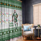 Afro Christmas Rugby Zimbabwe Window Curtain The Sables Krismes Yakanaka - African Pride