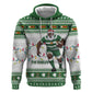 Afro Christmas Rugby Zimbabwe Zip Hoodie The Sables Krismes Yakanaka - African Pride