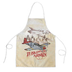 Tuskegee Red Tails Airmen Apron History Aviator Heroes Retro Style