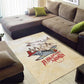 Tuskegee Airmen Area Rug Red Tails Legacy Retro Style - African Pride