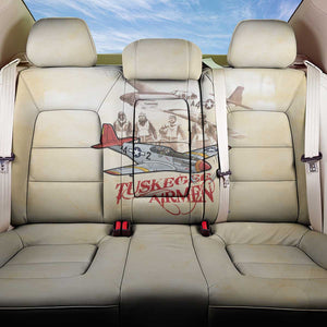 Tuskegee Airmen Back Car Seat Cover Red Tails Legacy Retro Style - African Pride