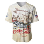 Tuskegee Airmen Baseball Jersey Red Tails Legacy Retro Style - African Pride