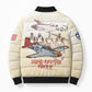 Tuskegee Red Tails Airmen Bomber Puffer Jacket History Aviator Heroes Retro Style