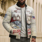 Tuskegee Red Tails Airmen Bomber Puffer Jacket History Aviator Heroes Retro Style