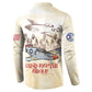 Tuskegee Red Tails Airmen Button Sweatshirt History Aviator Heroes Retro Style