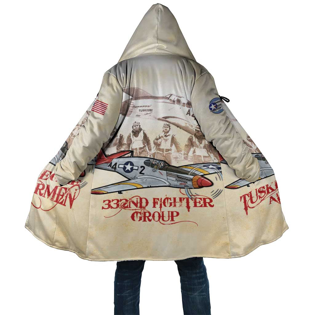 Tuskegee Red Tails Airmen Cloak History Aviator Heroes Retro Style