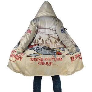 Tuskegee Red Tails Airmen Cloak History Aviator Heroes Retro Style