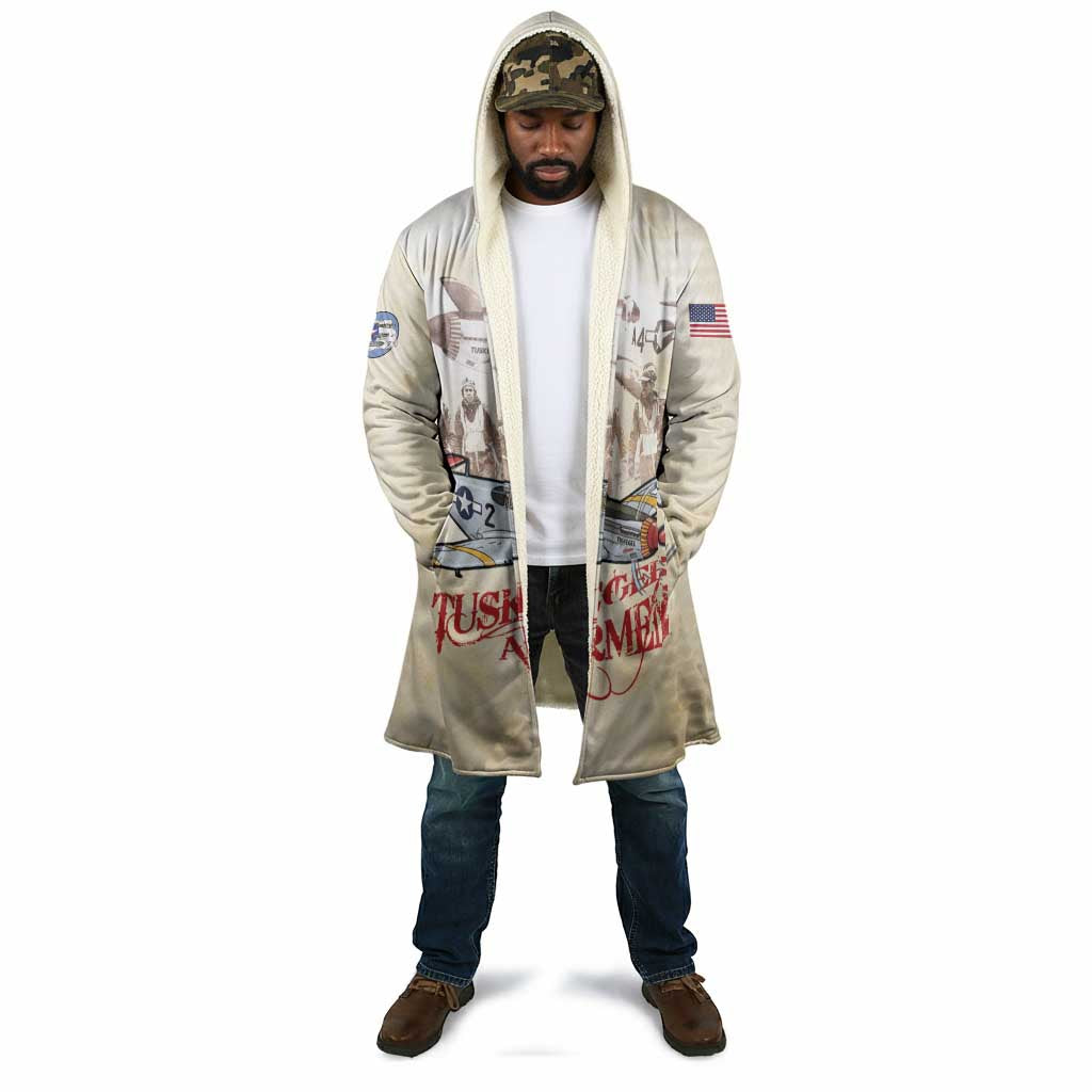 Tuskegee Red Tails Airmen Cloak History Aviator Heroes Retro Style