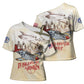 Tuskegee Red Tails Airmen Cross Shoulder Shirt History Aviator Heroes Retro Style