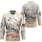 Tuskegee Red Tails Airmen Hockey Jersey History Aviator Heroes Retro Style