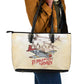 Tuskegee Airmen Leather Tote Bag Red Tails Legacy Retro Style - African Pride