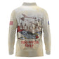 Tuskegee Airmen Long Sleeve Polo Shirt Red Tails Legacy Retro Style - African Pride