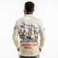 Tuskegee Airmen Long Sleeve Polo Shirt Red Tails Legacy Retro Style - African Pride