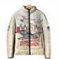 Tuskegee Red Tails Airmen Padded Jacket History Aviator Heroes Retro Style