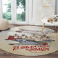 Tuskegee Airmen Round Carpet Red Tails Legacy Retro Style - African Pride