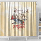 Tuskegee Airmen Shower Curtain Red Tails Legacy Retro Style - African Pride