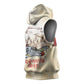 Tuskegee Airmen Sleeveless Hoodie Red Tails Legacy Retro Style - African Pride