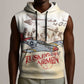 Tuskegee Airmen Sleeveless Hoodie Red Tails Legacy Retro Style - African Pride