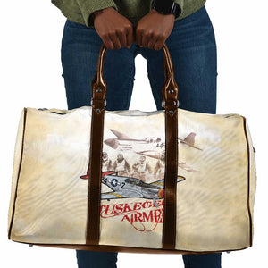 Tuskegee Red Tails Airmen Travel Bag History Aviator Heroes Retro Style
