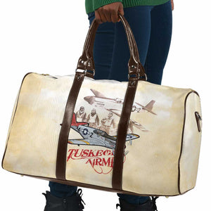 Tuskegee Red Tails Airmen Travel Bag History Aviator Heroes Retro Style