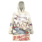 Tuskegee Airmen Wearable Blanket Hoodie Red Tails Legacy Retro Style - African Pride
