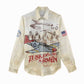 Tuskegee Airmen Women Casual Shirt Red Tails Legacy Retro Style - African Pride