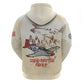Tuskegee Airmen Zip Hoodie Red Tails Legacy Retro Style - African Pride
