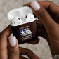 Tuskegee Airmen WWII Heroes AirPods Case The Great American Aviators Brown Leather Pattern