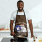 Tuskegee Airmen WWII Heroes Apron The Great American Aviators Brown Leather Pattern