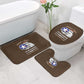 Tuskegee Airmen WWII Heroes Bathroom Set The Great American Aviators Brown Leather Pattern