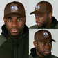 African American Aviators WWII Classic Cap Tuskegee Red Tails Airmen Brown Leather Pattern - African Pride