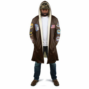 Tuskegee Airmen WWII Heroes Cloak The Great American Aviators Brown Leather Pattern