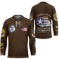 Tuskegee Airmen WWII Heroes Hockey Jersey The Great American Aviators Brown Leather Pattern
