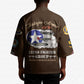 Tuskegee Airmen WWII Heroes Kimono The Great American Aviators Brown Leather Pattern