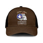 African American Aviators WWII Mesh Trucker Cap Tuskegee Red Tails Airmen Brown Leather Pattern - African Pride