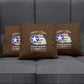 Tuskegee Airmen WWII Heroes Pillow Cover The Great American Aviators Brown Leather Pattern