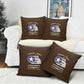 Tuskegee Airmen WWII Heroes Pillow Cover The Great American Aviators Brown Leather Pattern