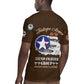African American Aviators WWII Rugby Jersey Tuskegee Red Tails Airmen Brown Leather Pattern - African Pride