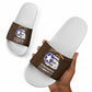 Tuskegee Airmen WWII Heroes Slide Sandals The Great American Aviators Brown Leather Pattern