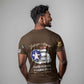 African American Aviators WWII T shirt Tuskegee Red Tails Airmen Brown Leather Pattern - African Pride