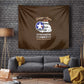 African American Aviators WWII Tapestry Tuskegee Red Tails Airmen Brown Leather Pattern - African Pride