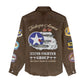 African American Aviators WWII Women Casual Shirt Tuskegee Red Tails Airmen Brown Leather Pattern - African Pride
