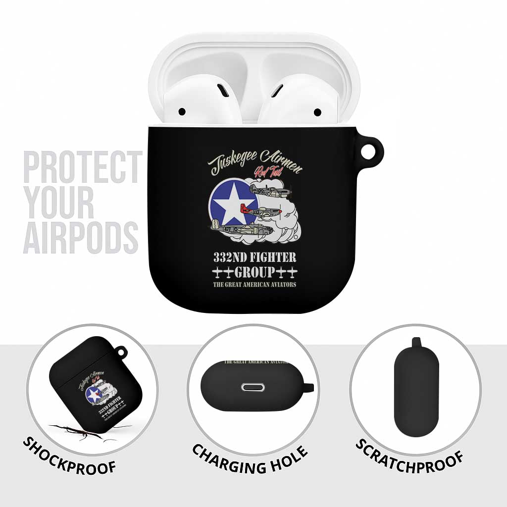 Tuskegee Airmen WWII Heroes AirPods Case The Great American Aviators Black Art