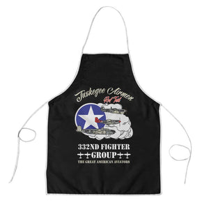 Tuskegee Airmen WWII Heroes Apron The Great American Aviators Black Art
