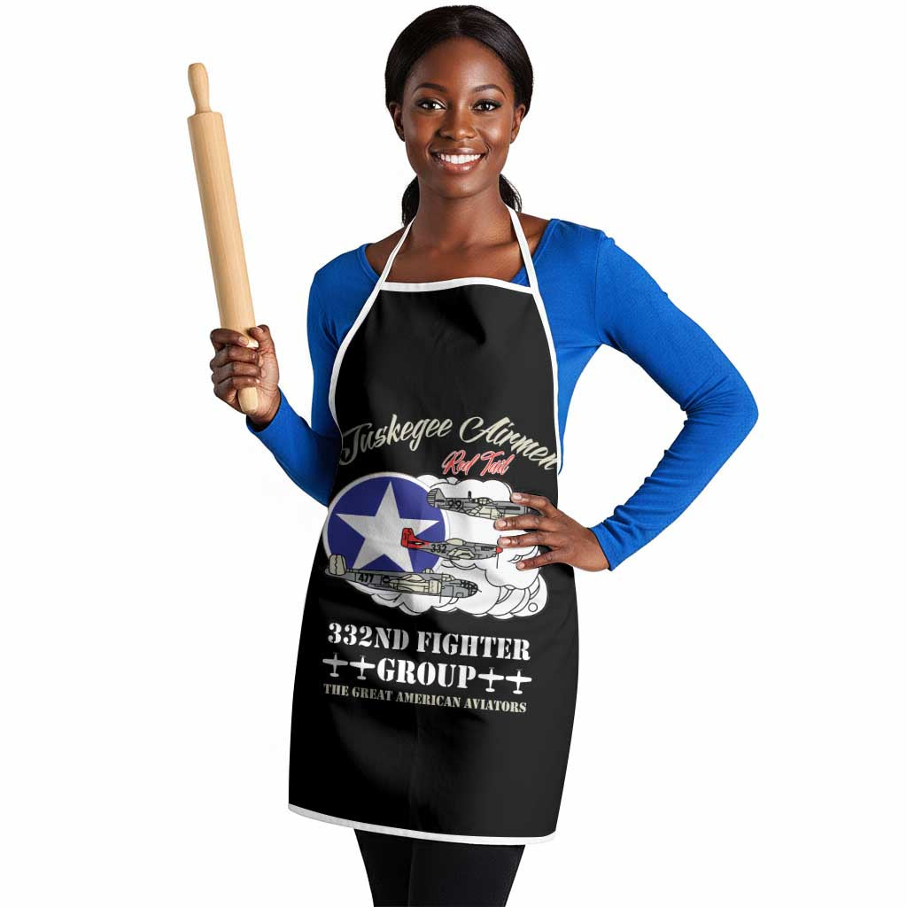 Tuskegee Airmen WWII Heroes Apron The Great American Aviators Black Art