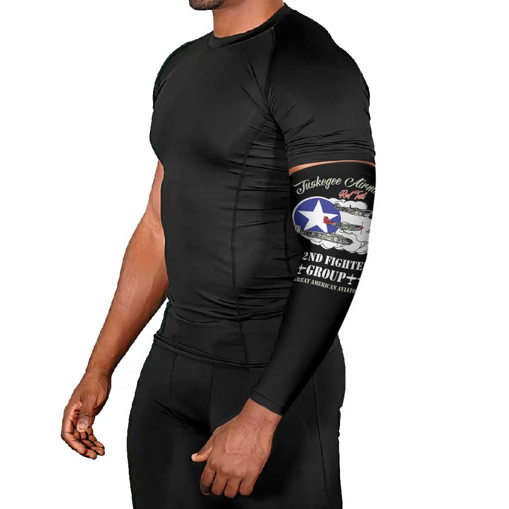 Tuskegee Airmen WWII Heroes Arm Sleeves The Great American Aviators Black Art