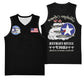 African American Aviators WWII Basketball Jersey Tuskegee Red Tails Airmen Black - African Pride