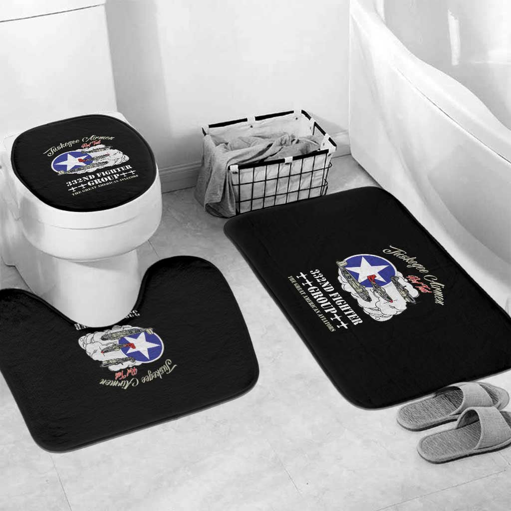 Tuskegee Airmen WWII Heroes Bathroom Set The Great American Aviators Black Art